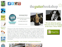 Tablet Screenshot of gutterbookshop.com